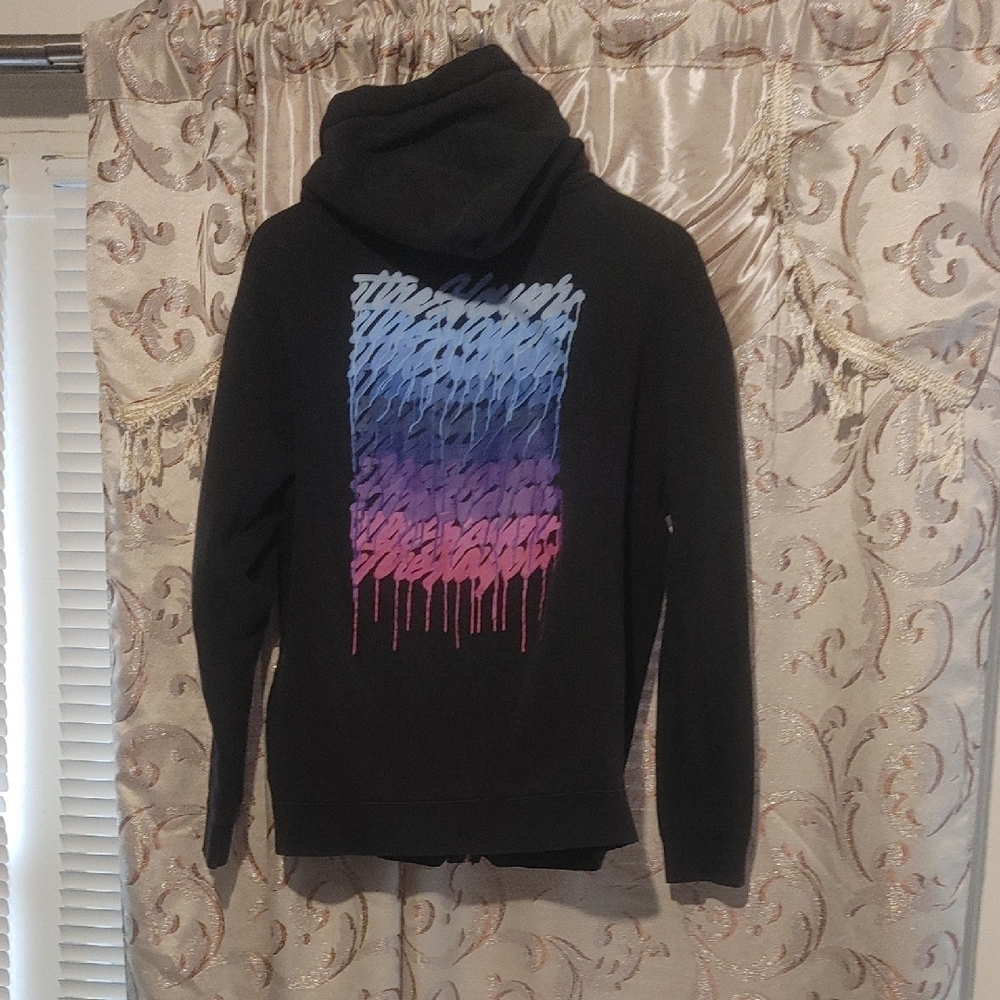 HOONIGAN Black Zip Hoodie with Sleeve Script MEDIUM - Picture 6 of 6